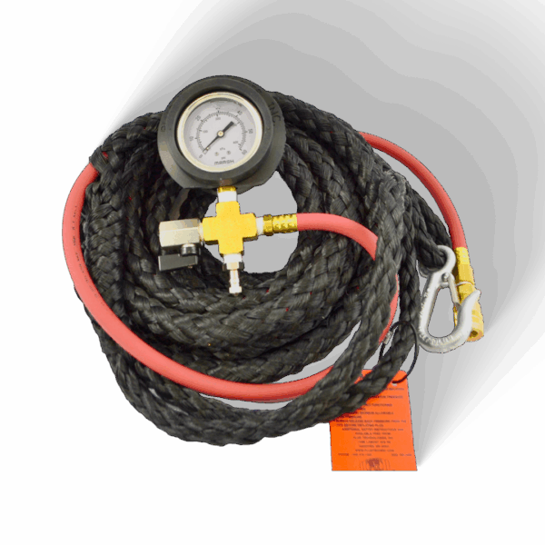 Macarosa 30' Fill Kit with Retrieval Rope & Liquid-Filled Gauge – 1/4" Hose (430 Series)
